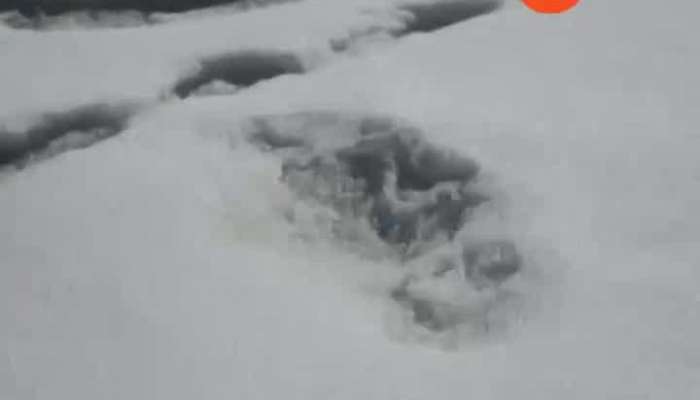 Indian Army Spotted Snowman Yeti Mysterious Footprints In The Himalayas Update