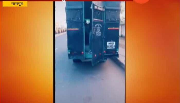 Nagpur Most Wanted Sayeed Mubin Ahmed Made Tik Tok Video In Police Van
