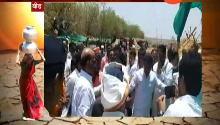 Beed NCP Supremo Sharad Pawar Visit Drought Area