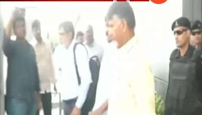 LS Polla Andhhra CM Chandrababu Naidu Meets Opposition Leader, Examines Post-Poll Situation