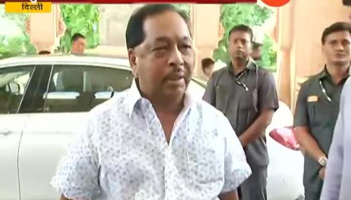 Delhi Narayan Rane Refuse To Give Reaction On Joining Congress Party