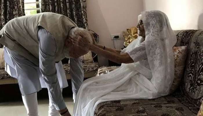 पंतप्रधान नरेंद्र मोदी आज आईची भेट घेणार