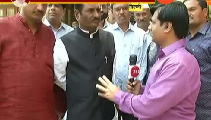 New Delhi BJP MP Pratap Patil Chikhalikar On Oath Taking Cermony