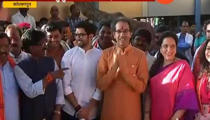 Shivsena Uddhav Thackeray With Family To Visit Kolhapur Ambabai Temple With All Shivsena MP