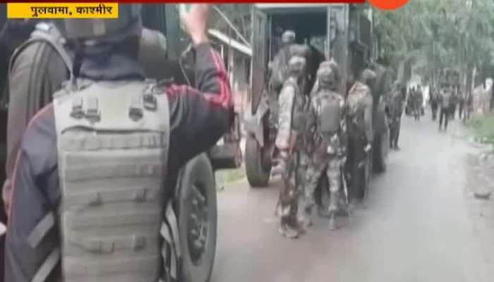 Jammu Kashmir Pulwama Four Militant Gunned Down In Encounter