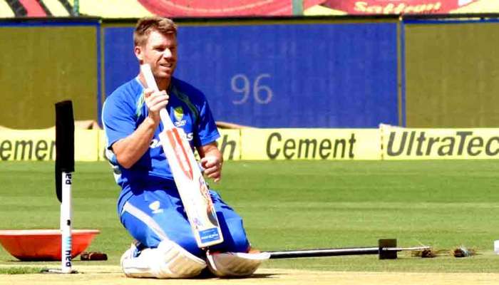 World Cup 2019 : डेव्हिड वॉर्नरच्या बॅटमध्ये 'सेन्सर'