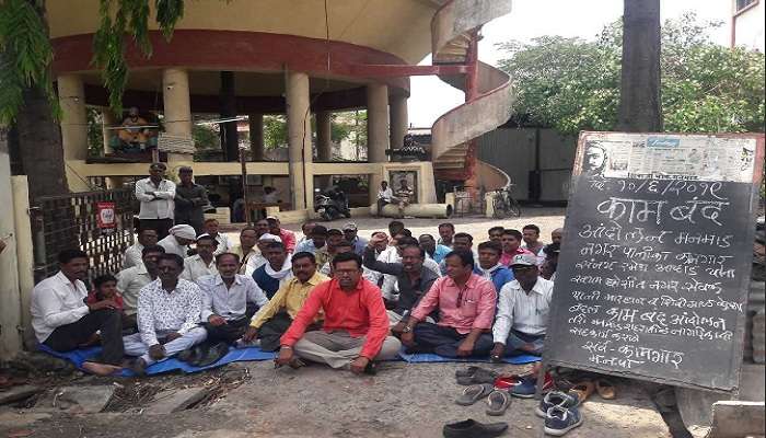 नगरसेवक समर्थकांची व्हॉलमनला मारहाण, संतप्त कामगारांचे कामबंद आंदोलन