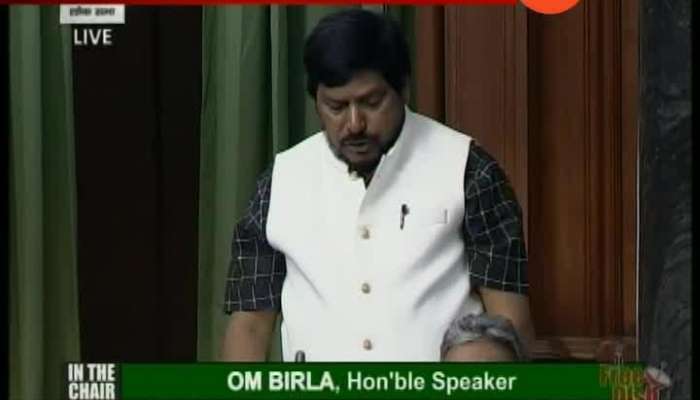 Mumbai Ramdas Athwale Speech On OM Birla Lok Sabha Speaker