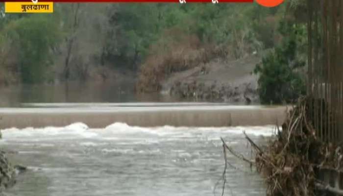 Buldhana Flood In Painganga River As Lost Contact From Other Villages