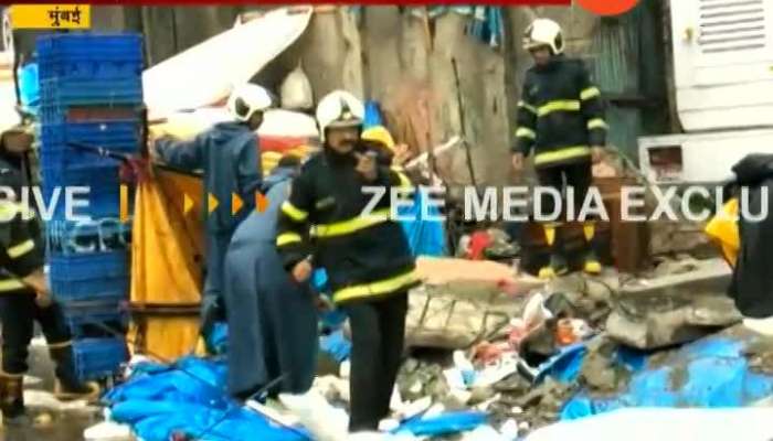 Mumbai Dadar Ful Market Wall Collapse