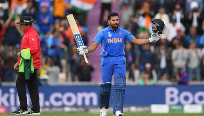 World Cup 2019 : रोहित शर्माचा विश्वविक्रम! एकाच वर्ल्ड कपमध्ये पाचवं शतक