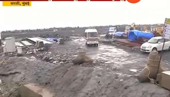 Mumbai Worli One Dead Near Coastal Road Project