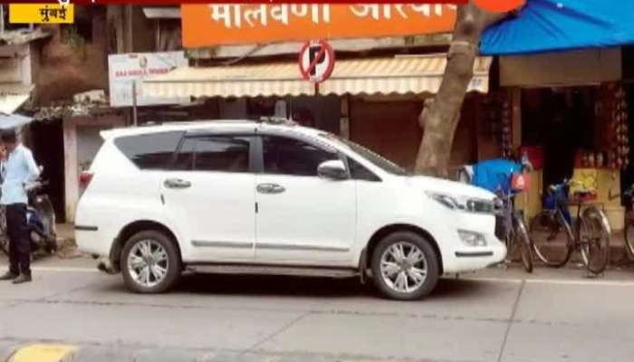 umbai Mayor Vishwanath Mahadeshwar Car In No Parking Zone
