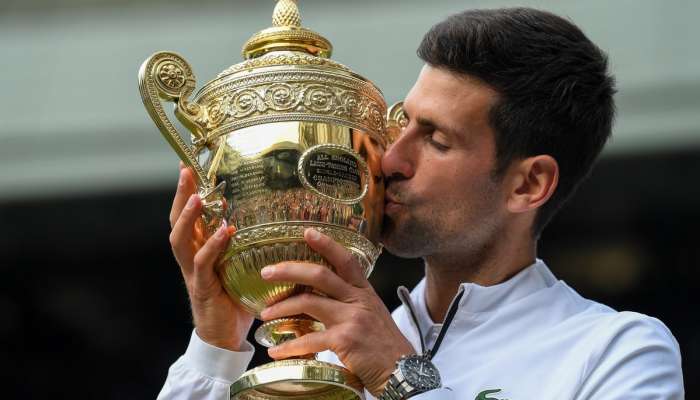  #Wimbledon : रॉजर फेडररला नमवत नोवाक जोकोविचने पटकावलं विम्बल्डनचं जेतेपद