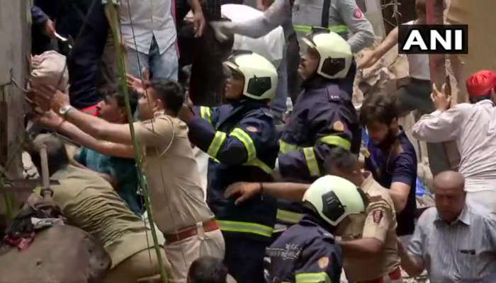मुंबई इमारत दुर्घटना, मृतांचा आकडा १० वर