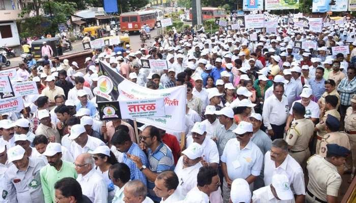 रत्नागिरीत नाणार प्रकल्प समर्थकांचा मोर्चा, भाजपचा पाठिंबा