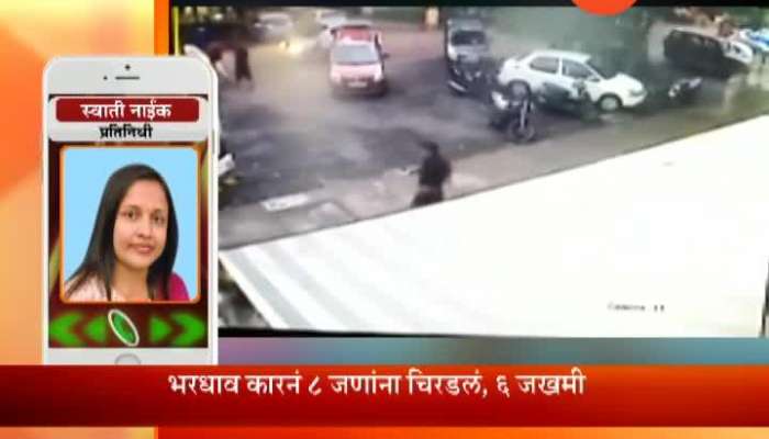  Navi Mumbai Car Losses Control Runs Over Eight People Driver Arrested