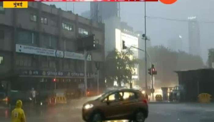 Heavy rain in mumbai Waterloggin mumbai 