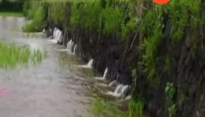 Ambarnath Kakola Gaon GIP Railway Dam Wall Burst Rice Farm Destroyed
