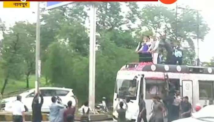 CM Devendra fadnavis rally On Katolnaka Naka Mahajanadesh yatra in Nagpur