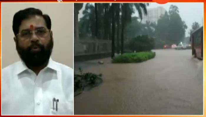 Eknath Shinde Alert On Water Logging Level Rising In Thane