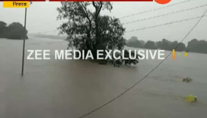 Nifad Road Closed For Nashik Aurangabad As Water Logging From Heavy Rainfall