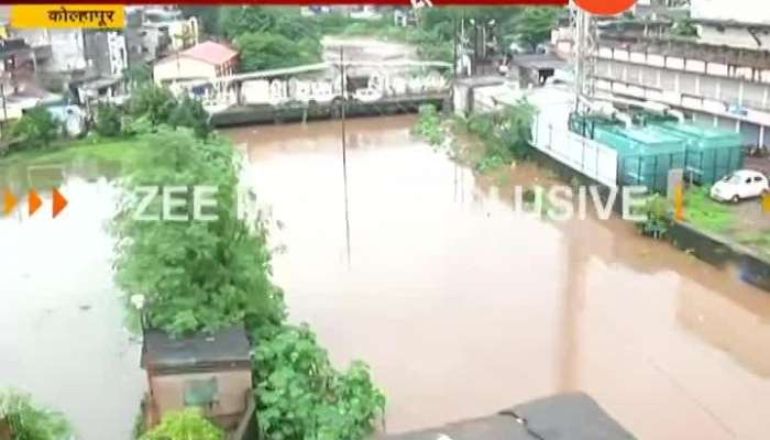 Kolhapur In Flood Situation From Heavy Rain