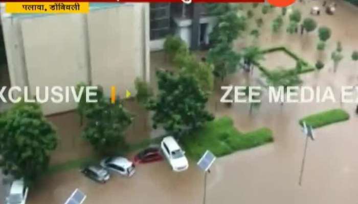 Dombivali Palava Smart City Under Water From Heavy Rainfall