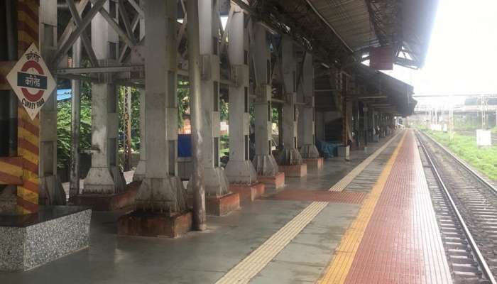पावसाने मुंबई जायबंदी, मध्य रेल्वेच्या स्टेशन्सवर शुकशुकाट
