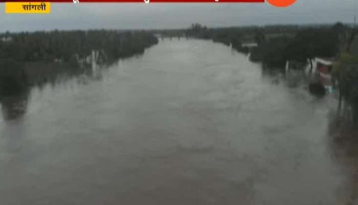 Sangli Aerial View Of Flood Situation