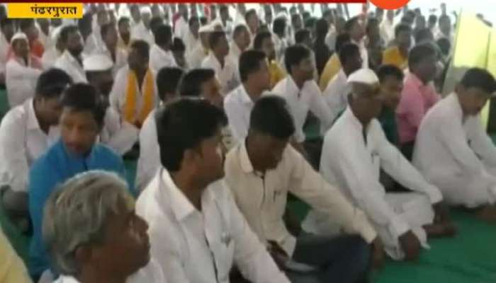 Dhangar hunger strike in Pandharpur