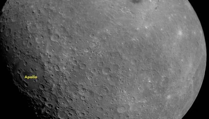 चांद्रयान-२ ने पाठविले चंद्राचे पहिले छायाचित्र