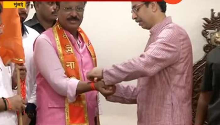 Solapur Congress Leader Dilip Mane Joined Shiv Sena