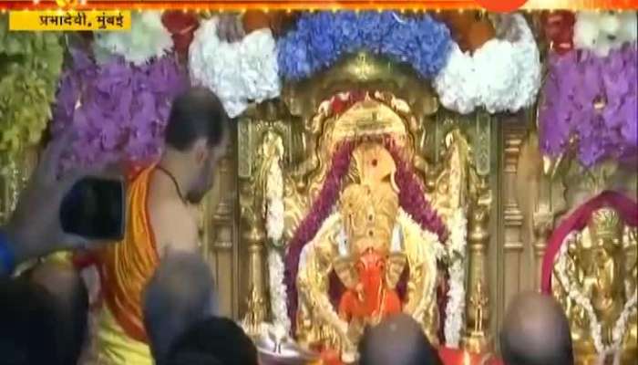 Mumbai Shri Siddhivinayak Temple Crowded On Ganesh Chaturthi