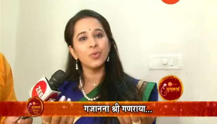 Celebrity Ganesha Actor Shreya Bugade On Ganeshotsav