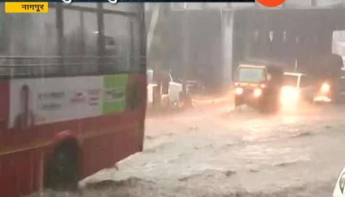 Nagpur Heavy Rainfall From Last Two Hours