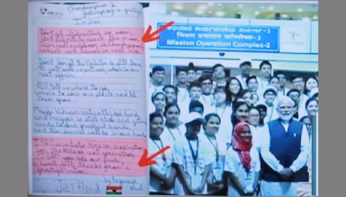 १० वर्षाच्या मुलाने ISRO ला लिहिलेलं पत्र VIRAL