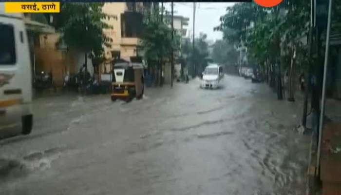 Vasai Heavy rain in Virar 15 Sep 2019