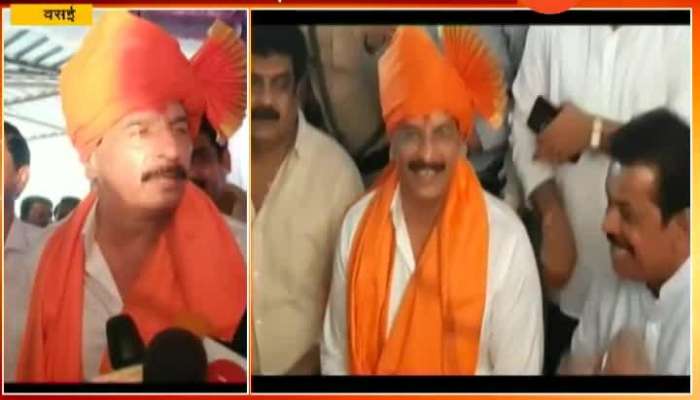 Vasai Shiv Sena Leader Pradeep Sharma On Chor Ki Police Banner