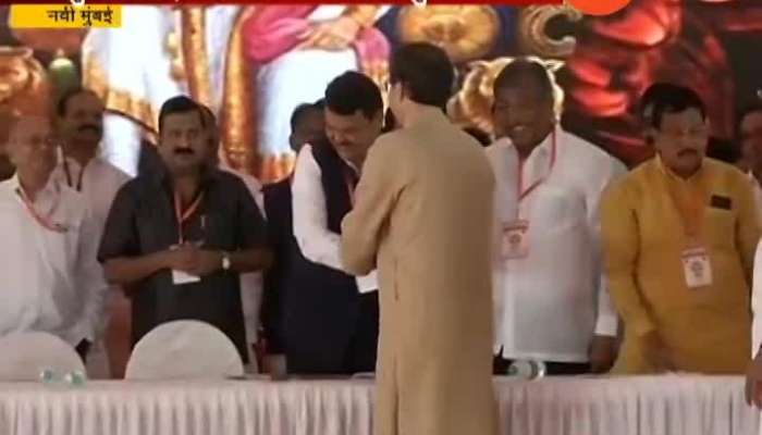 Navi Mumbai CM Devendra Fadnavis And Uddhav Thackeray On Maha Yuti Winning Election