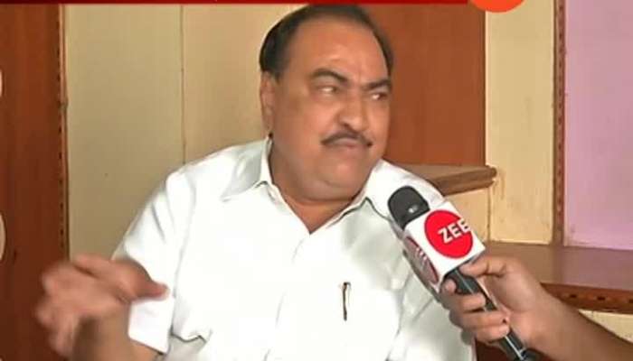 Jalgaon BJP Leader Eknath Khadse On BJP Can Win 160 Seats In Solo Contest For Election