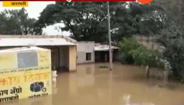 Baramati | Destruction From Karha River Flash Flood From Heavy Rain