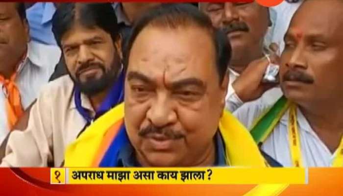 Jalgaon Eknath Khadse Emotion Rection no First Election list