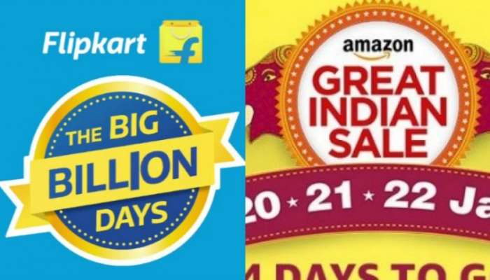 Amzon, Flipkart  वरुन ६ दिवसात १८ हजार कोटींची खरेदी