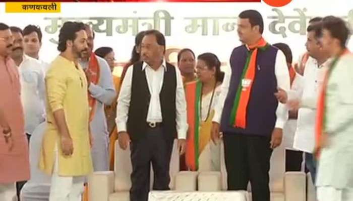 Kankavali Narayan Rane Son Nilesh Rane and Activist Joined BJP