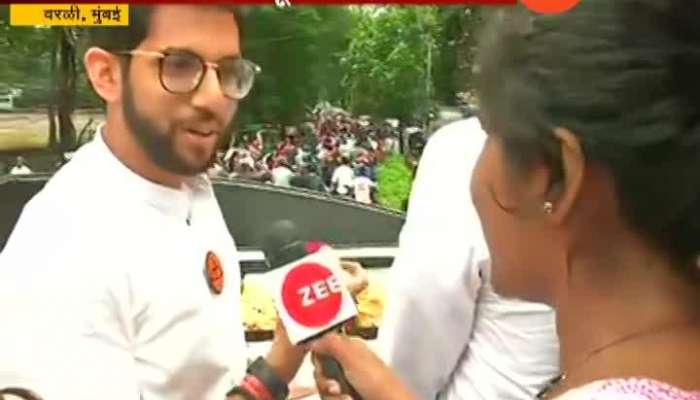 Mumbai Worli Aditya Thackeray Campaigning For Worli Vidhan Sabha Constituency
