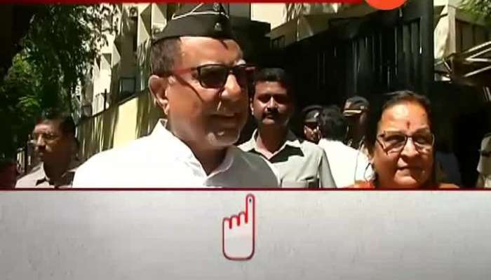 Mumbai Subhash Chandra Cast His Vote With Wife