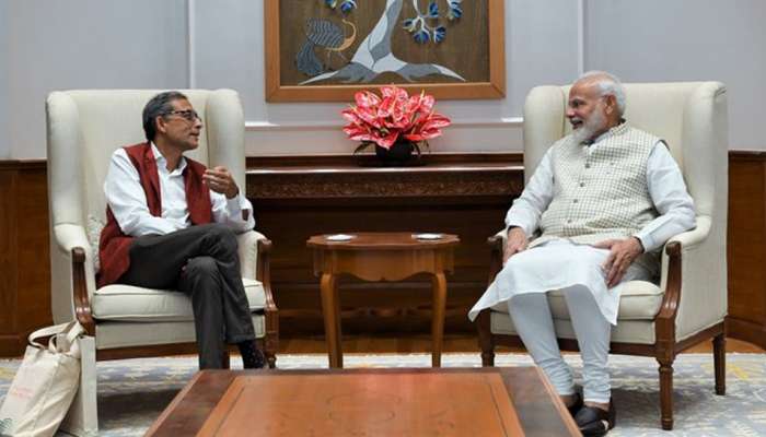 अभिजीत बॅनर्जींनी घेतली मोदींची भेट; मोदी म्हणाले...