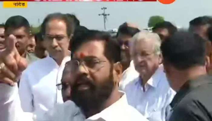 ShivSena chief Uddhav Tahckeray Reached Nanded to meet farmers