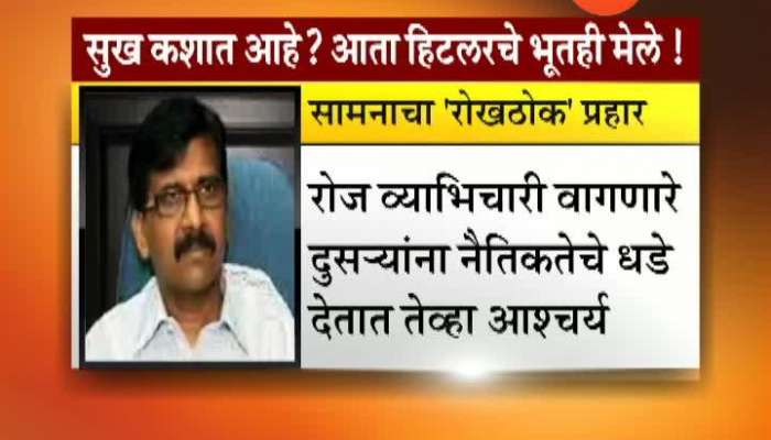  Mumbai Shiv Sena Mouth Piece Samana Criticise BJP